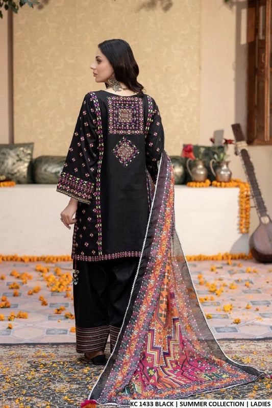 KC 1433 BLACK | FARSHI SHALWAR