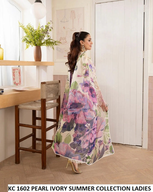 Karma Flora 1602 Pearl Ivory