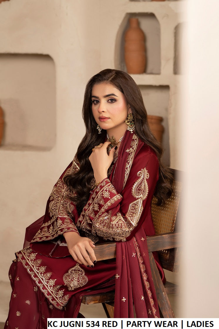 Karma Jugni 534 Wine Red