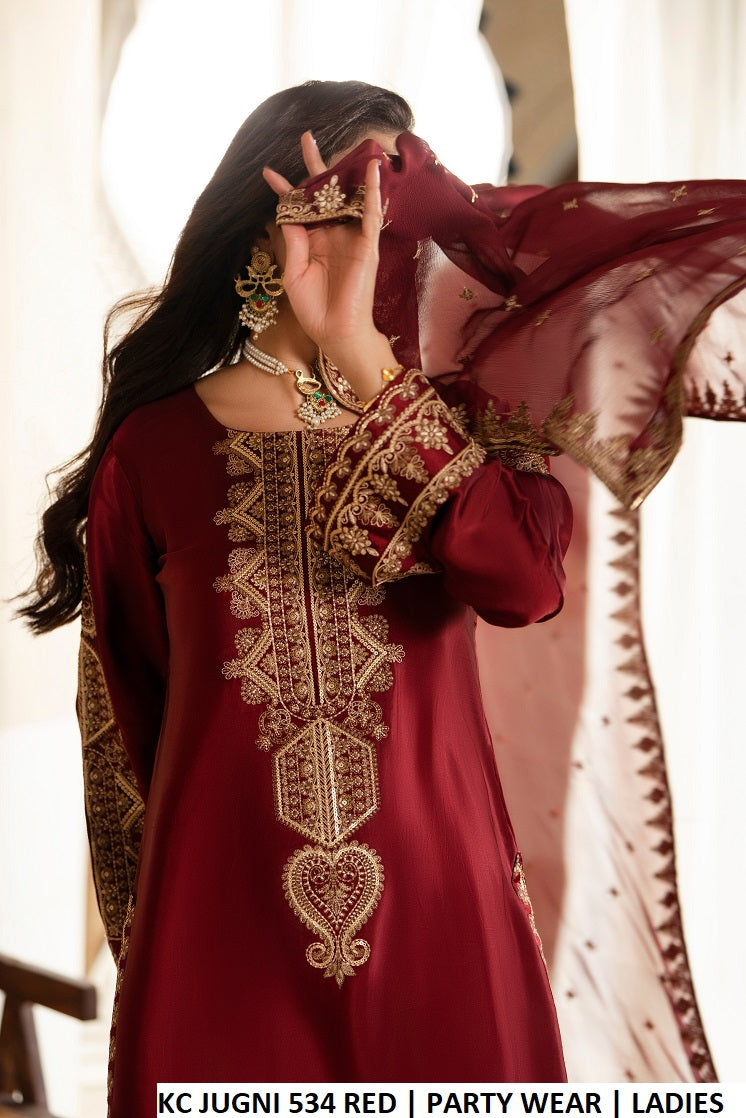 Karma Jugni 534 Wine Red