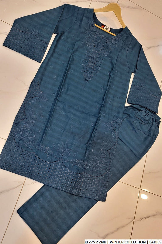KL275 2 winter cotton Pakistani women's straight shirt side view
