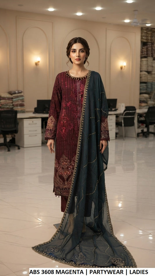 ABS 3608 BURGUNDY