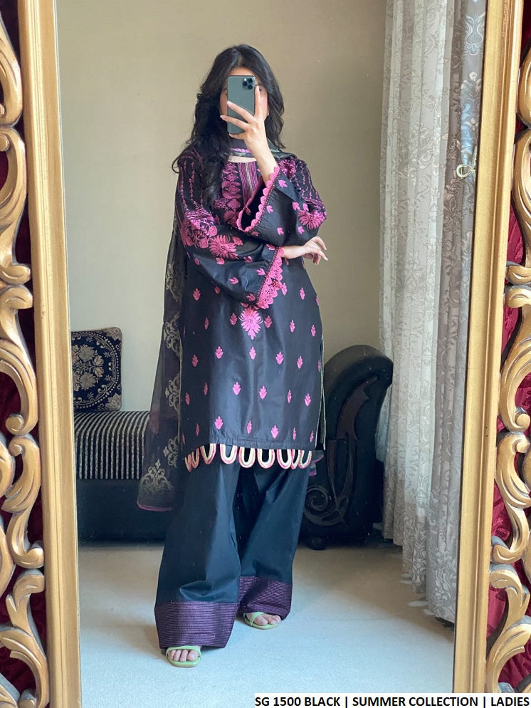 SG 1500 BLACK | FARSHI SHALWAR