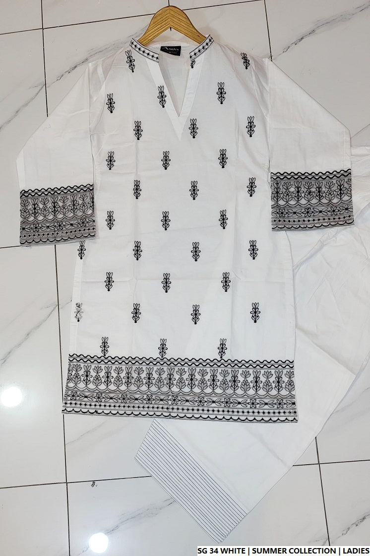 SG 34 WHITE | FARSHI SHLWAR