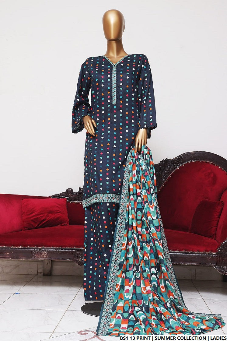BS1 13 PRINT | FARSHI SHALWAR