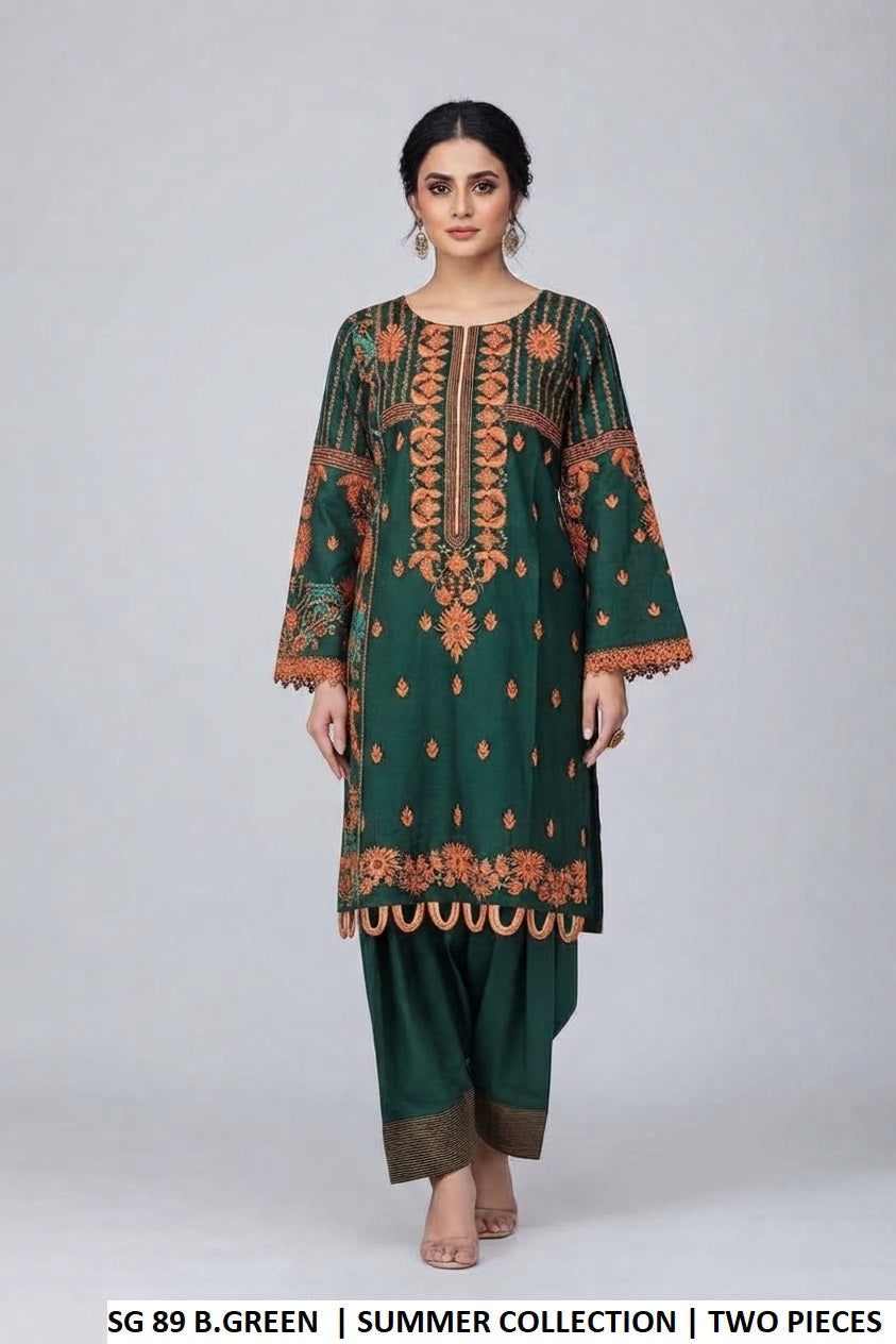 SG 89 GREEN | FARSHI SHALWAR