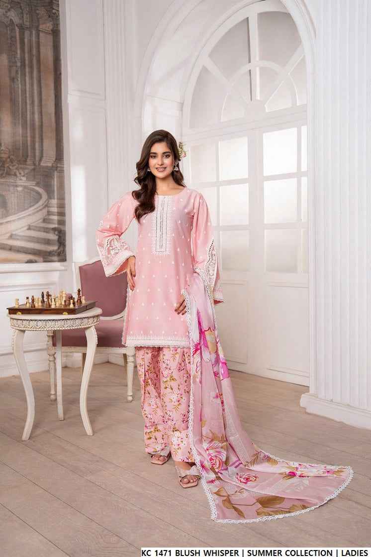 KC 1471 BLUSH WHISPE | FARSHI SHALWAR