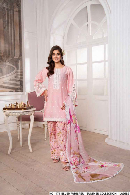 KC 1471 BLUSH WHISPE | FARSHI SHALWAR