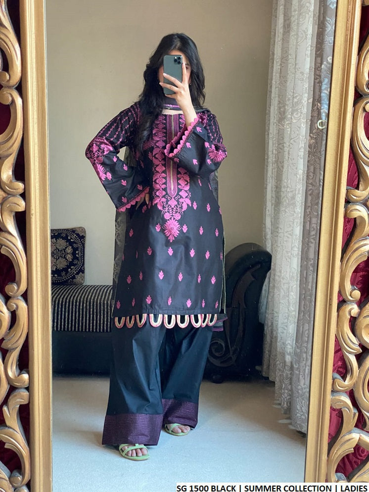 SG 1500 BLACK | FARSHI SHALWAR