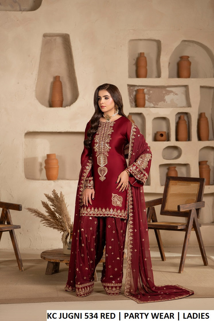 Karma Jugni 534 Wine Red