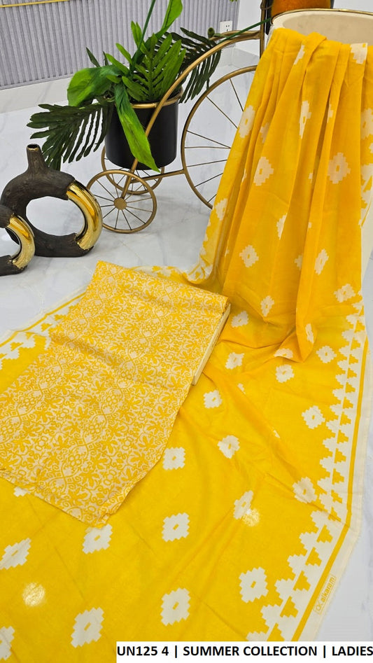 Pakistani women's lawn 2-piece summer casual suit back view