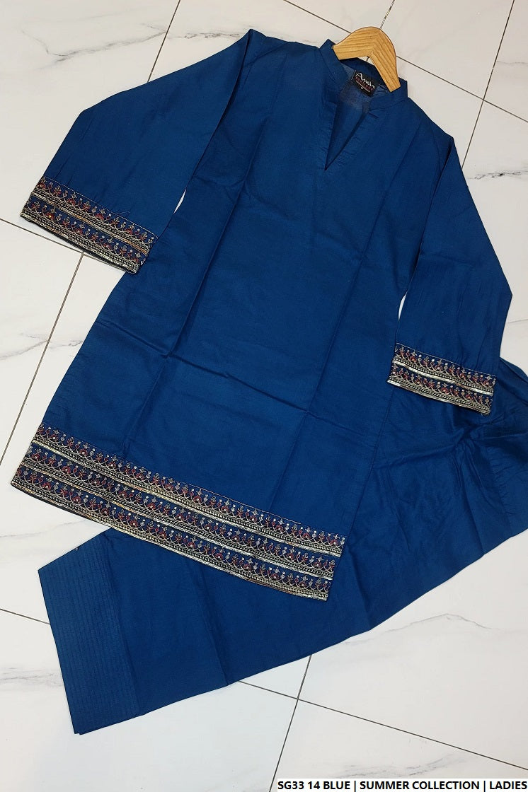 SG33 14 BLUE | FARSHI SHALWAR