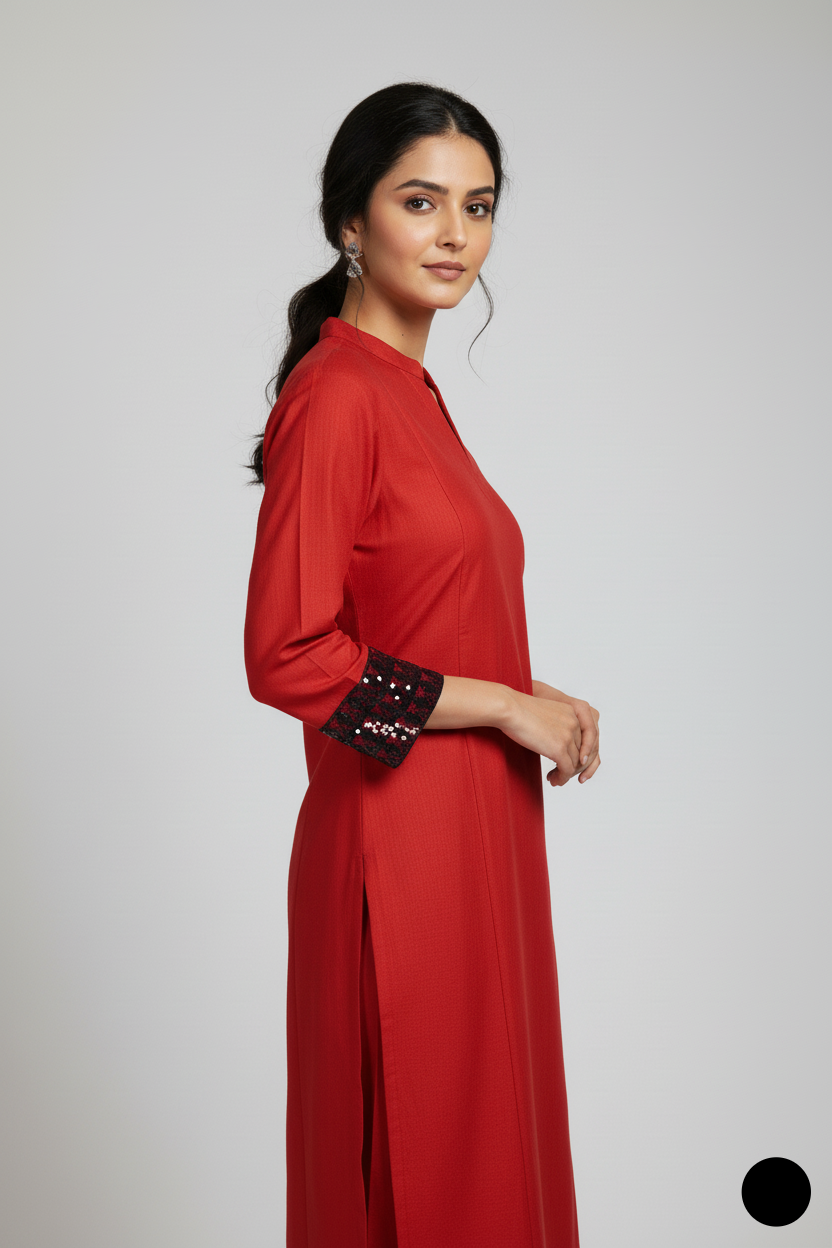 SG33 9 RED | FARSHI SHALWAR