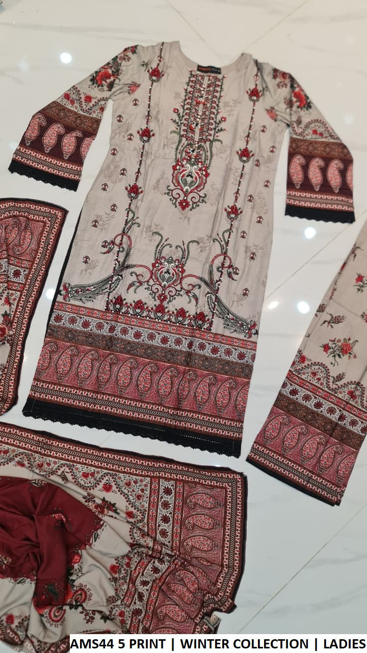 Pakistani women's viscose casual straight shirt back view