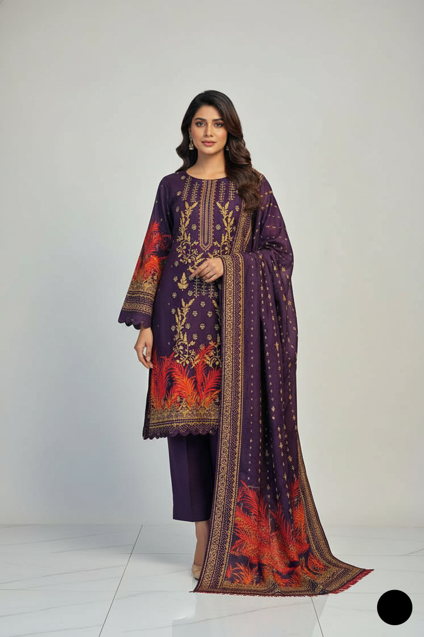 Casual Pakistani printed dress SG20 44 - lightweight breathable fabric for everyday wear