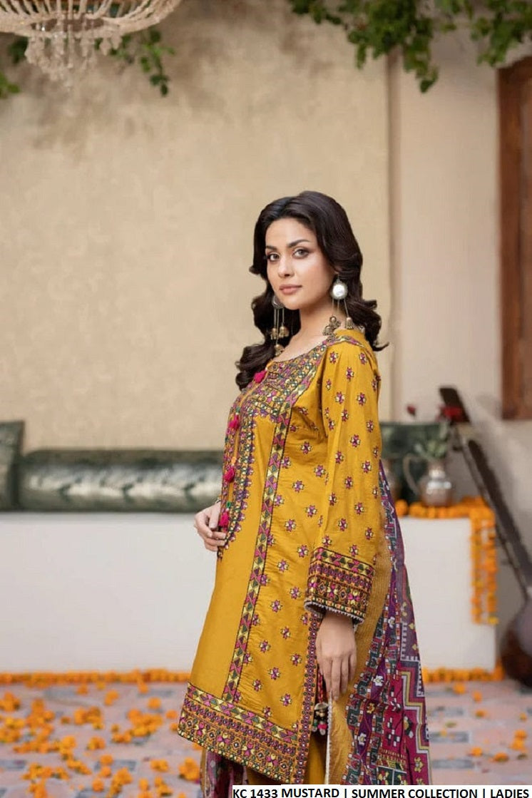 KC 1433 MUSTARD | FARSHI SHALWAR