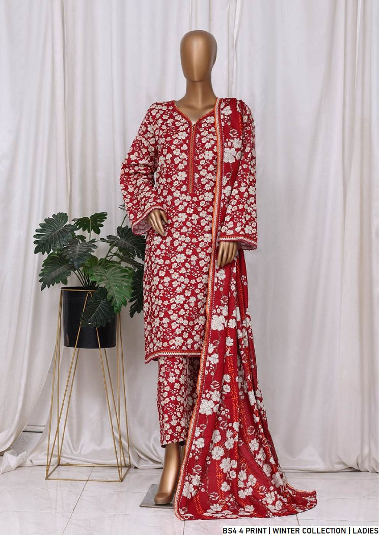 Pakistani women's lawn A-Line printed casual shirt side view