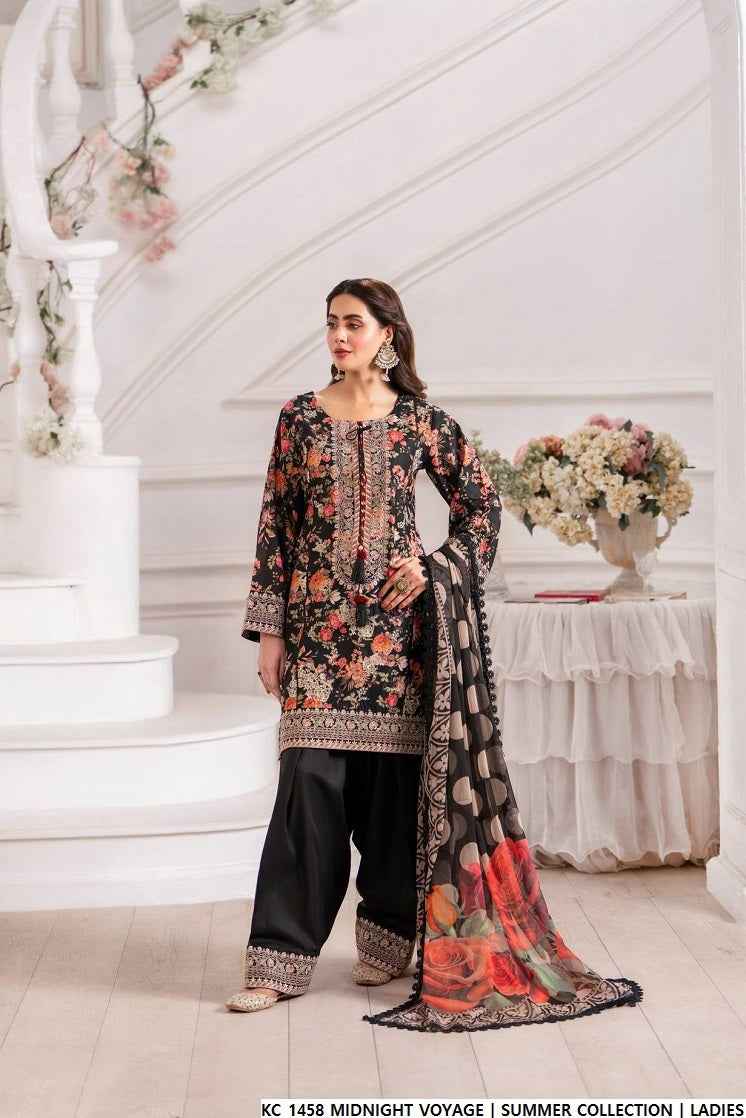 KC 1458 MIDNIGHT VOYAGE | FARSHI SHALWAR