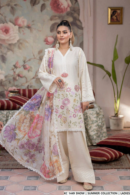 KC 1449 SNOW | FARSHI SHALWAR