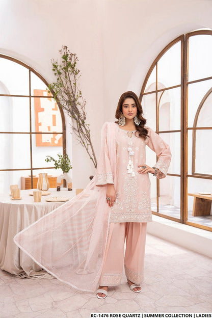 KC 1476 ROSE QUARTZ | FARSHI SHALWAR
