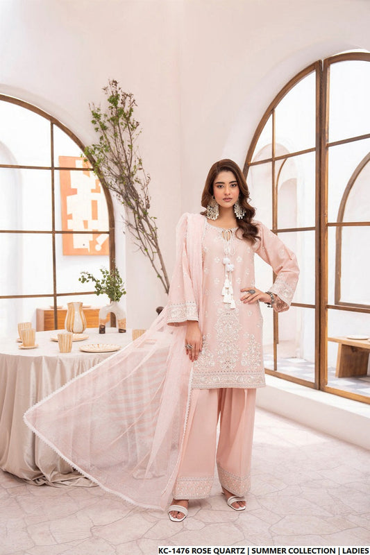 KC 1476 ROSE QUARTZ | FARSHI SHALWAR