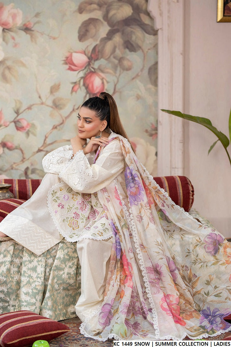 KC 1449 SNOW | FARSHI SHALWAR