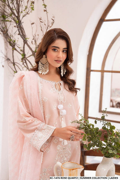 KC 1476 ROSE QUARTZ | FARSHI SHALWAR