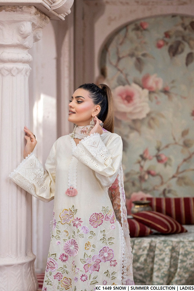 KC 1449 SNOW | FARSHI SHALWAR