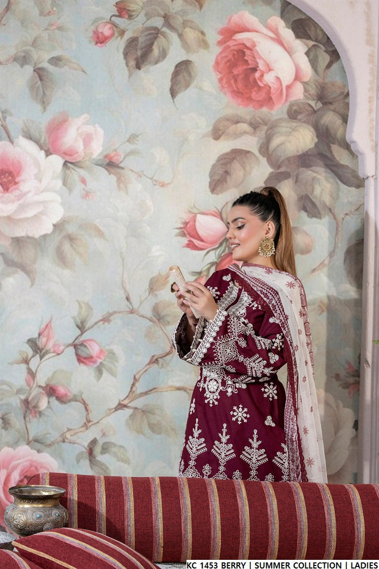 KC 1453 BERRY | FARSHI SHALWAR
