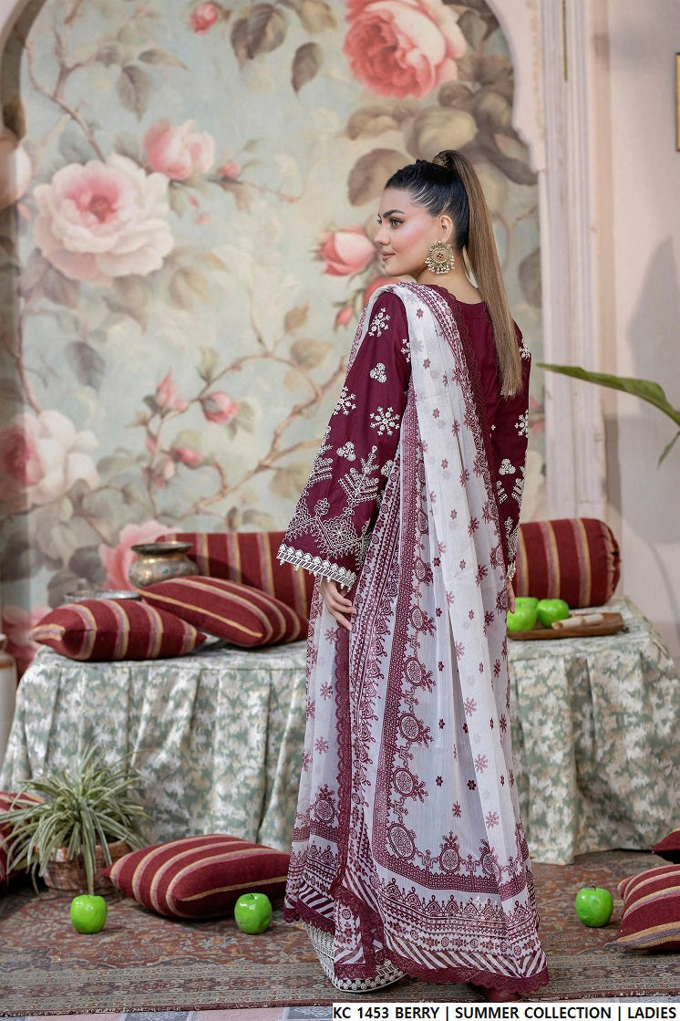 KC 1453 BERRY | FARSHI SHALWAR