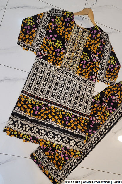 KL235 5 Cotrise Pakistani women's straight shirt side view