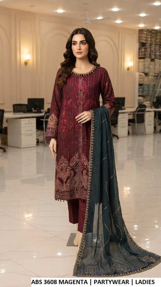 ABS 3608 BURGUNDY