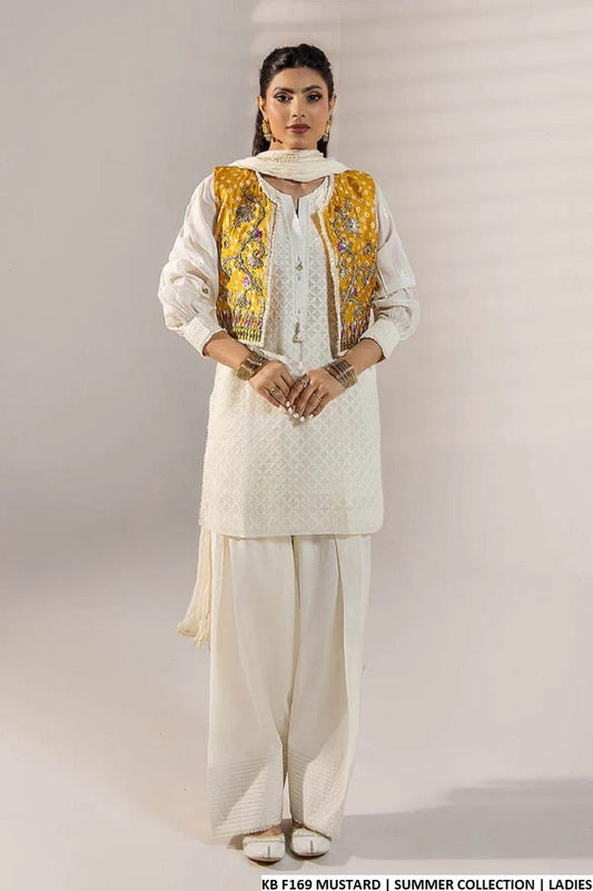 KB F169 MUSTURD | FARSHI SHALWAR