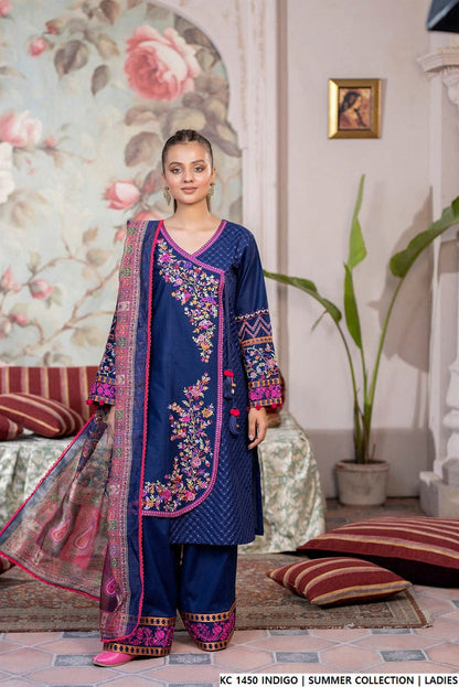 KC 1450 INDIGO | FARSHI SHALWAR