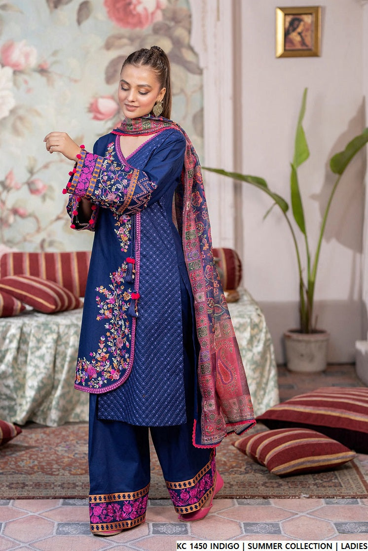 KC 1450 INDIGO | FARSHI SHALWAR