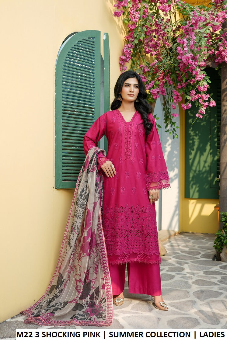 Pakistani women's cotton casual straight shirt plazo back view