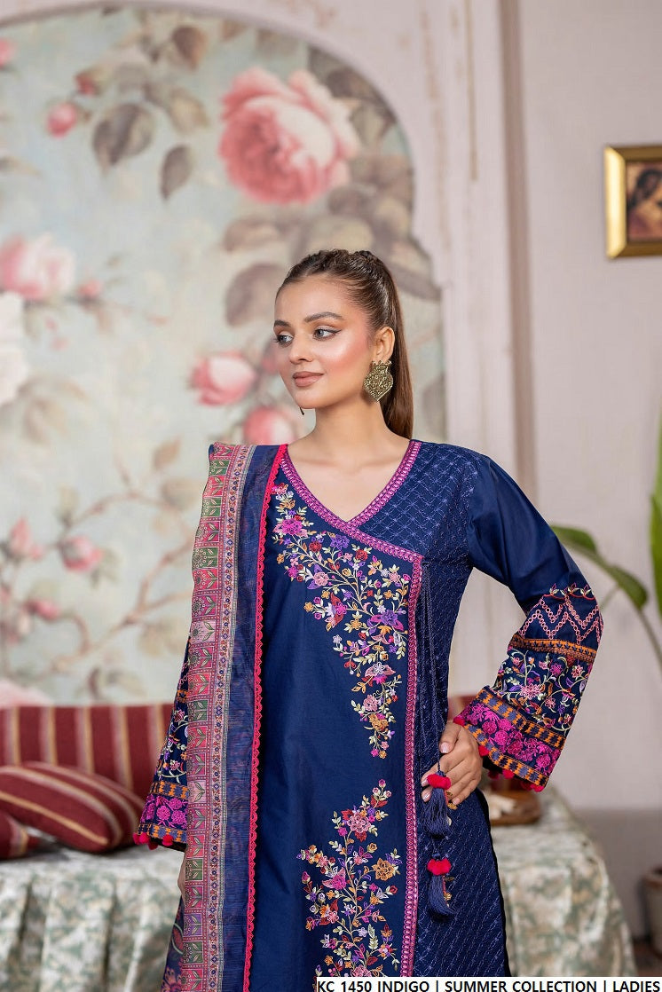 KC 1450 INDIGO | FARSHI SHALWAR