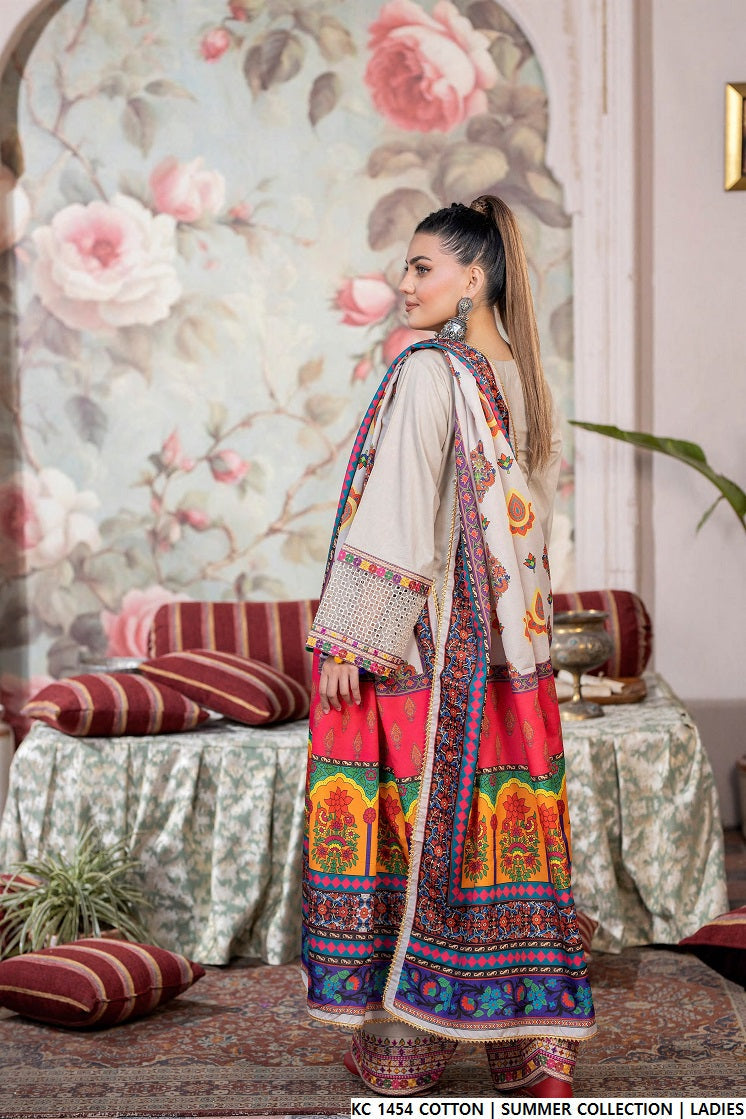 KC 1454 BEIGE | FARSHI SHALWAR