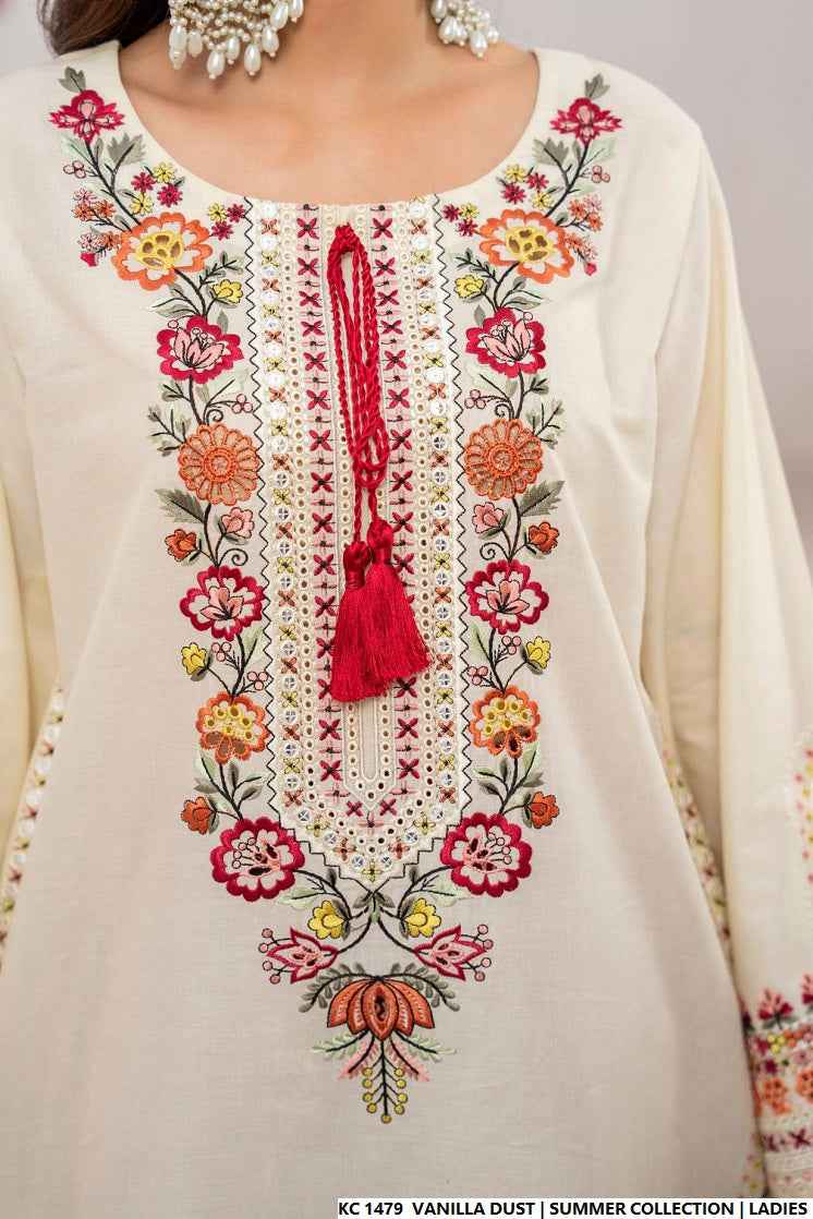 KC 1479 VANILLA DUST | FARSHI SHALWAR