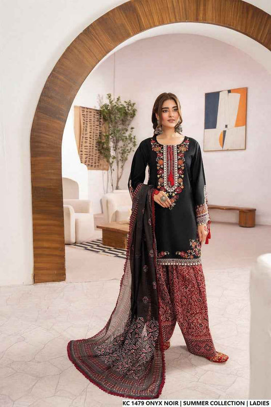 KC1479 ONYX NOIR | FARSHI SHALWAR