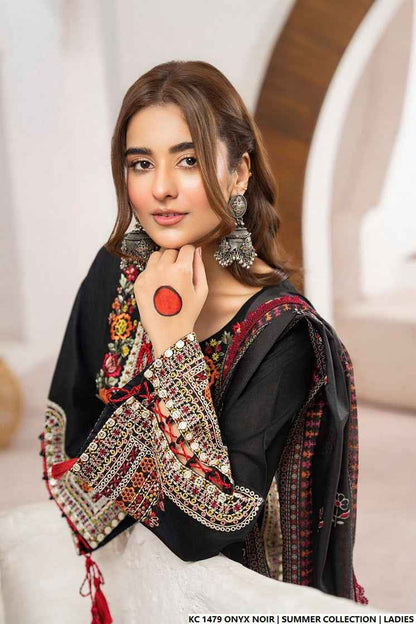KC1479 ONYX NOIR | FARSHI SHALWAR