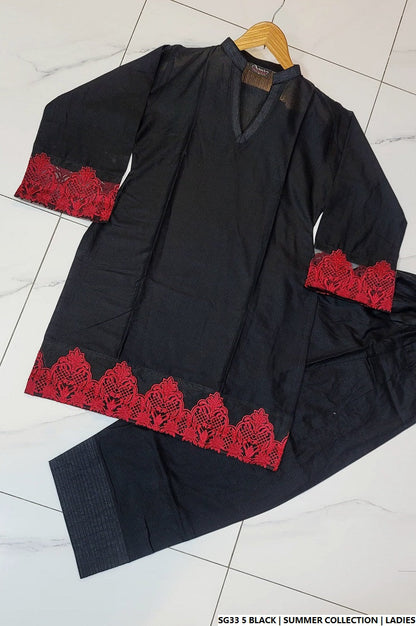 SG33 5  BLACK | FARSHI SHALWAR
