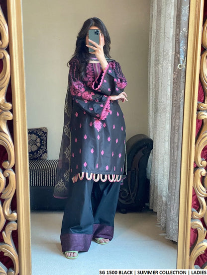 SG 1500 BLACK | FARSHI SHALWAR