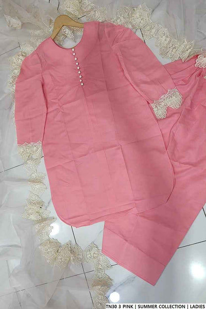 TN30 3 PINK| FARSHI SHALWAR