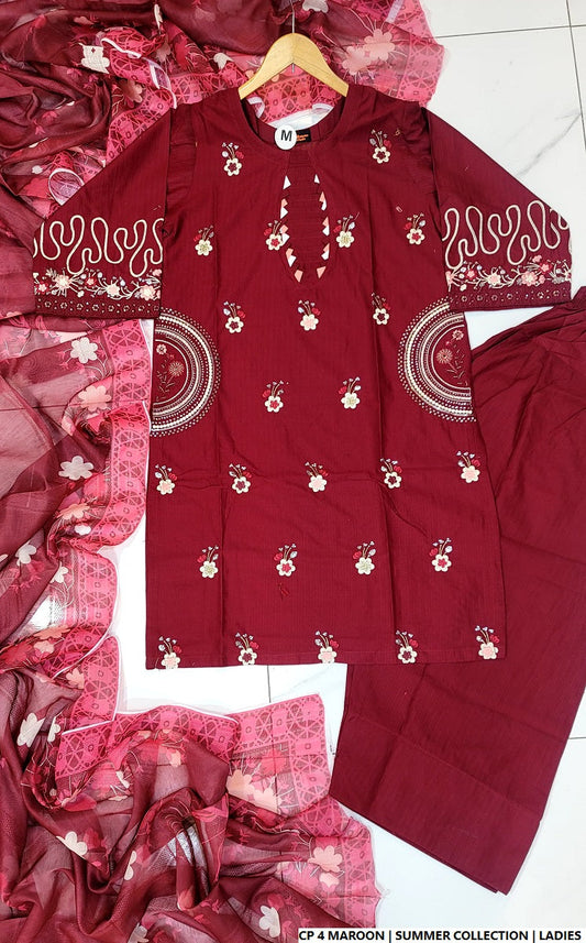 CP 4 MAROON | FARSHI SHALWAR
