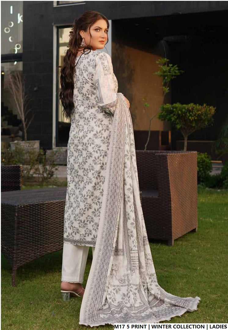 Pakistani women's lawn A-Line printed casual shirt side view