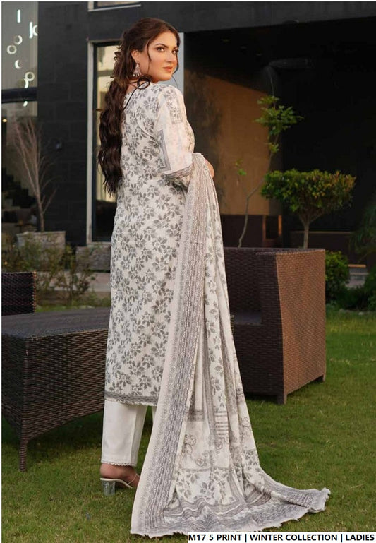 Pakistani women's lawn A-Line printed casual shirt side view