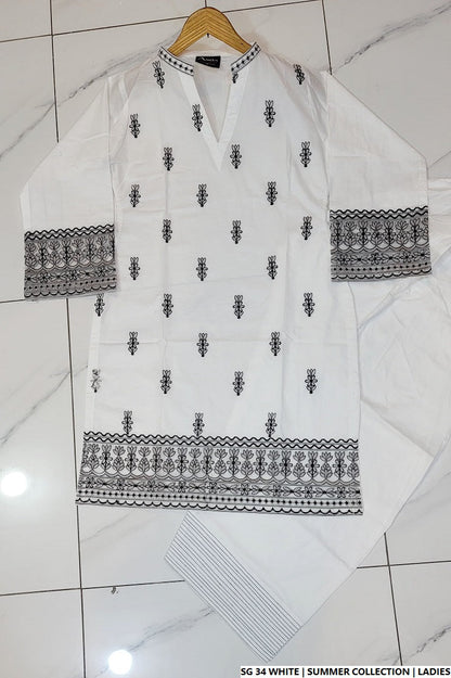 SG 34  WHITE | FARSHI SHLWAR