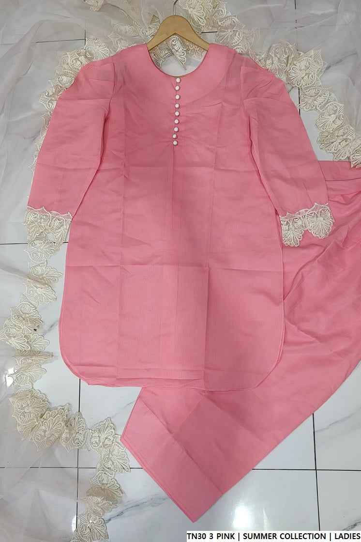 TN30 3 PINK| FARSHI SHALWAR