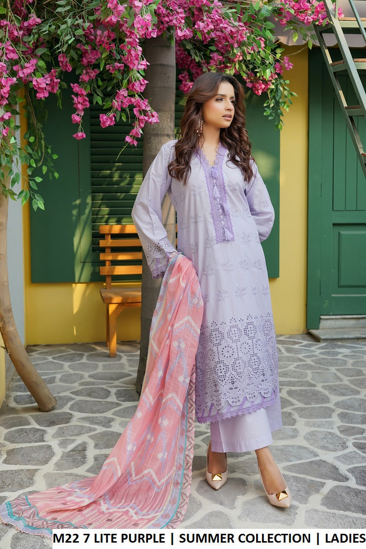Pakistani women's cotton casual straight shirt with plazo side view
